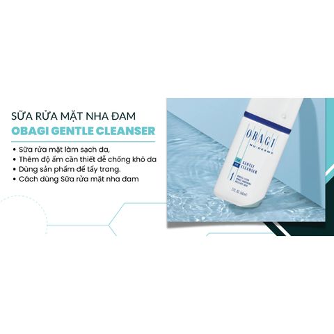 Sữa Rửa Mặt Dịu Nhẹ OBAGI Medical Cho Da Nhạy Cảm - Làm Sạch Sâu & Dưỡng Ẩm Cấp Ẩm Da Mặt
