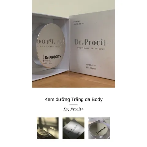 Kem Dưỡng Da Body Hàn Quốc DR. PROCIT+ Spicule - Nâng Tone, Dưỡng Ẩm, Chống Nắng SPF 50+, Trẻ Hoá Da, An Toàn, Lành Tính