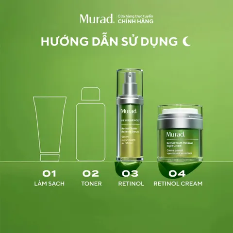 Serum Chống Lão Hóa Murad Retinol Youth Renewal - Làm Mờ Nếp Nhăn, Săn Chắc Da, Trẻ Hóa Da, Tinh Chất Chất Lượng Cao