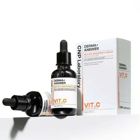 Tinh Chất Làm Sáng Da CNP Derma Answer Mela Spot - Ampule Vitamin C Giúp Cải Thiện Tàn Nhang và Đốm Nâu, Làm Sáng Da Vượt Trội