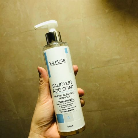 Xà Phòng Tẩy Tế Bào Chết KB PURE Salicylic Acid 250ml - Giảm Mụn Lưng, Làm Sạch Da, Cải Thiện Làm Sáng Da