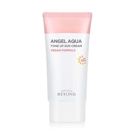 Kem Chống Nắng Angel Aqua Tone-up SPF50 - Kem Lót Nâng Tông Tự Nhiên Dưỡng Ẩm - Chống Nắng Hiệu Quả, Da Hồng Rạng Rỡ