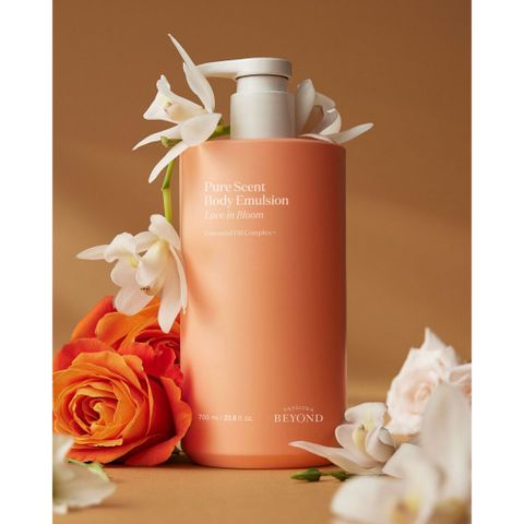 Sữa Tắm Nước Hoa BEYOND Pure Scent Love In Bloom 700ml - Dưỡng Da, Lưu Hương Lâu, Hương Huệ & Hoa Nhài Thơm Mát
