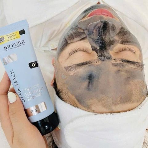 Mặt Nạ Than Tre KB PURE DARK MASK - Detox Da, Cung Cấp O2, Làm Sáng & Làm Sạch Sâu Cho Da Nhạy Cảm 90gr