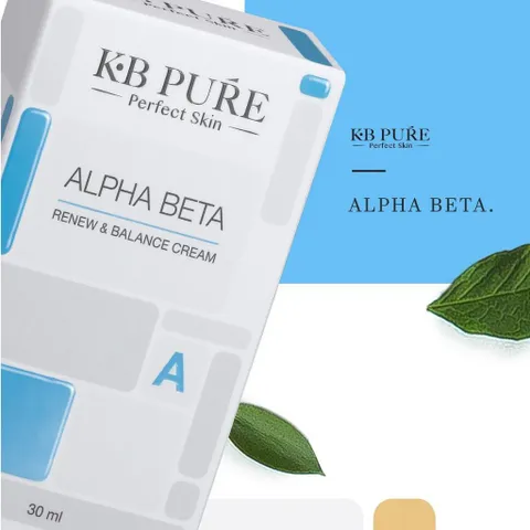 Kem Giảm Mụn Ẩn KB Pure Alpha Beta Cream 30ML - Giảm Dầu Nhờn, Thu Nhỏ Lỗ Chân Lông, Tái Tạo Da, Dành Cho Da Dầu, Mụn Trứng Cá