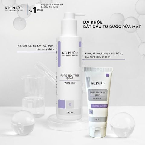 Sữa Rửa Mặt Tràm Trà KB Pure - Kháng Khuẩn, Ngừa Mụn, Dưỡng Ẩm, Phù Hợp Mọi Loại Da, Giúp Làm Sạch Và Tẩy Trang 2in1
