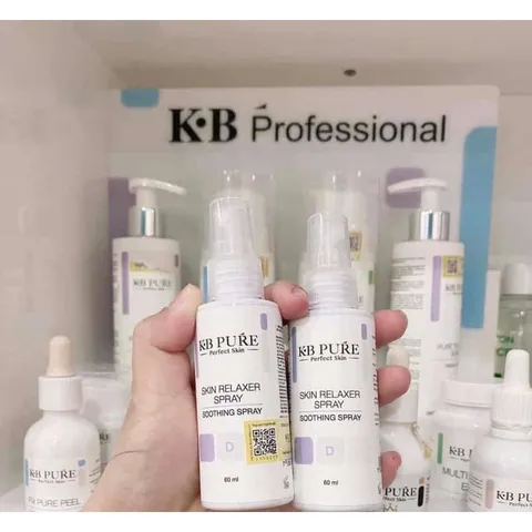 Xịt Phục Hồi Da Nhạy Cảm KB Pure Skin Relaxer Spray 60ml - Cấp Ẩm, Làm Dịu Kích Ứng, Dưỡng Da Với Vitamin B5 và Chiết Xuất Thực Vật