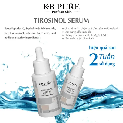 KB Pure Tirosinol Serum - Tinh Chất Làm Sáng Da, Giảm Thâm Nám, Mờ Sắc Tố cho Tất Cả Loại Da, 30ML