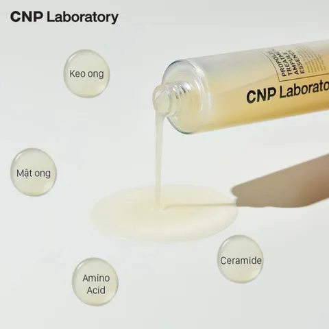 CNP Nước Thần Keo Ong Propolis Treatment Ampule Essence - Làm Mềm Da, Chống Oxy Hóa, Phục Hồi Da Mặt
