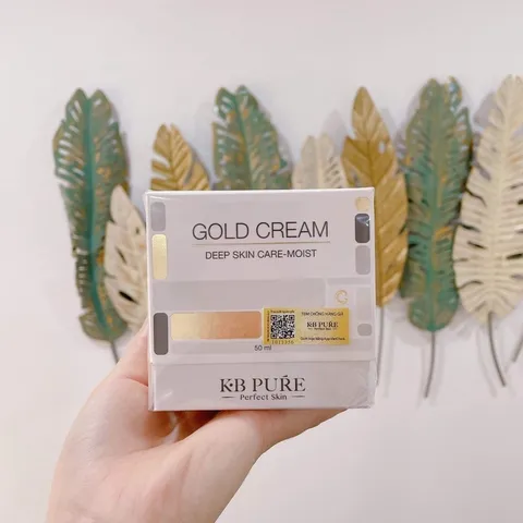 KB PURE GOLD CREAM - Kem Dưỡng Ẩm Chống Lão Hóa Cho Da Khô, Phục Hồi & Tăng Cường Độ Ẩm, 50ML