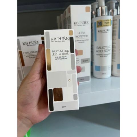 Kem Dưỡng Mắt KB Pure Multi-Needs 6ml - Làm Mờ Vết Chân Chim, Giảm Thâm Quầng, Ngăn Ngừa Lão Hóa Da Mặt