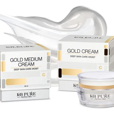 KB Pure Gold Medium Cream - Kem Dưỡng Ẩm Chống Lão Hóa Cho Da Dầu, Ngăn Ngừa Nếp Nhăn - 50ML Skincare Essentials