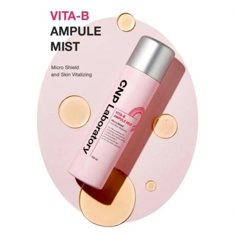 CNP Vita B Ampule Mist 50ml - Xịt Khoáng Làm Sáng Da, Dưỡng Ẩm, Giúp Làn Da Trắng Sáng Mịn Màng