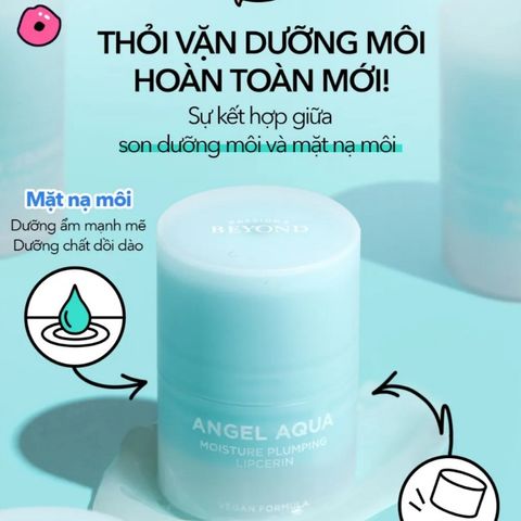 Son Dưỡng Môi BEYOND Angel Aqua - Căng Mọng, Chống Nếp Nhăn, Dưỡng Ẩm, Làm Dịu Da Môi - Sản Phẩm Chăm Sóc Môi Chất Lượng Cao