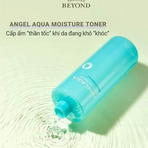 Toner Dưỡng Ẩm BEYOND Angel Aqua Moisture - Nước Hoa Hồng Cân Bằng, Thẩm Thấu Nhanh 500ml, Công Thức Thuần Chay, Dưỡng Chất Cao