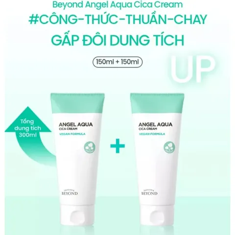 Kem Dưỡng Ẩm Thuần Chay BEYOND Angel Aqua Cica Cream - Làm Dịu, Phục Hồi và Giảm Kích Ứng Da Nhạy Cảm