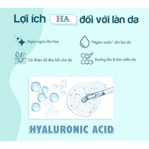 KB Pure Hyaluronic Acid Serum 3ml - Tinh Chất Dưỡng Ẩm Siêu Cấp, Phục Hồi Da Khô, Da Nhạy Cảm, Vitamin E & Chiết Xuất Vanilla