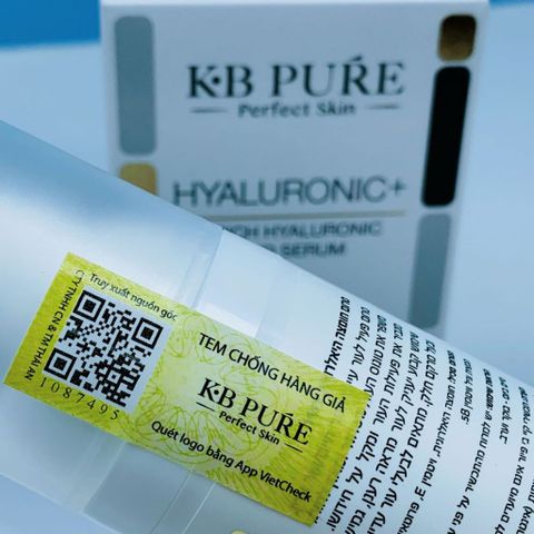 KB Pure Hyaluronic Acid Serum 3ml - Tinh Chất Dưỡng Ẩm Siêu Cấp, Phục Hồi Da Khô, Da Nhạy Cảm, Vitamin E & Chiết Xuất Vanilla