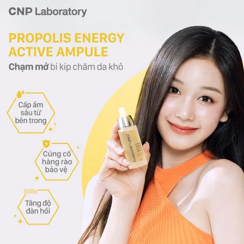 CNP Tinh Chất Keo Ong Propolis Energy Active Ampule - Kháng Khuẩn, Phục Hồi Da, Nuôi Dưỡng Da Tối Ưu