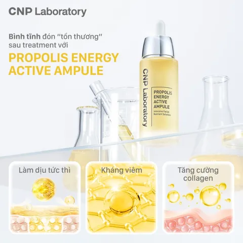 CNP Tinh Chất Keo Ong Propolis Energy Active Ampule - Kháng Khuẩn, Phục Hồi Da, Nuôi Dưỡng Da Tối Ưu