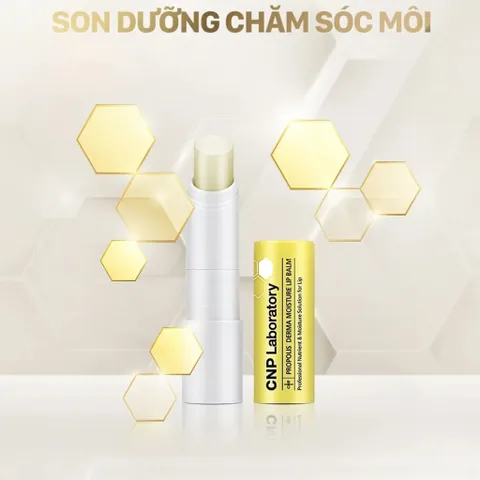Son Dưỡng Môi CNP Tinh Chất Keo Ong Propolis - Dưỡng Ẩm Môi, Làm Mịn Nhanh Chóng, Chăm Sóc Cơ Thể