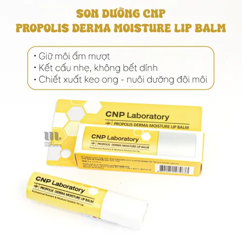Son Dưỡng Môi CNP Tinh Chất Keo Ong Propolis - Dưỡng Ẩm Môi, Làm Mịn Nhanh Chóng, Chăm Sóc Cơ Thể