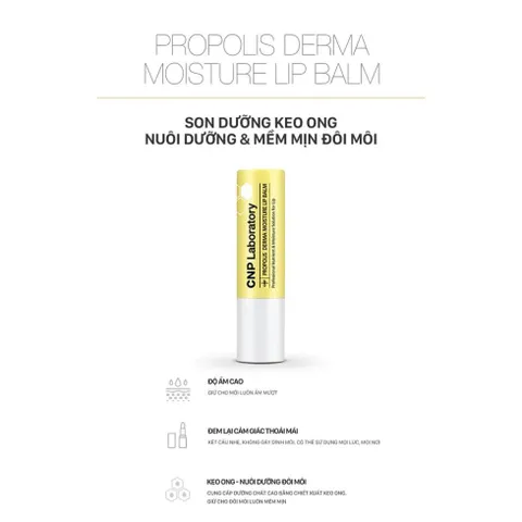 Son Dưỡng Môi CNP Tinh Chất Keo Ong Propolis - Dưỡng Ẩm Môi, Làm Mịn Nhanh Chóng, Chăm Sóc Cơ Thể