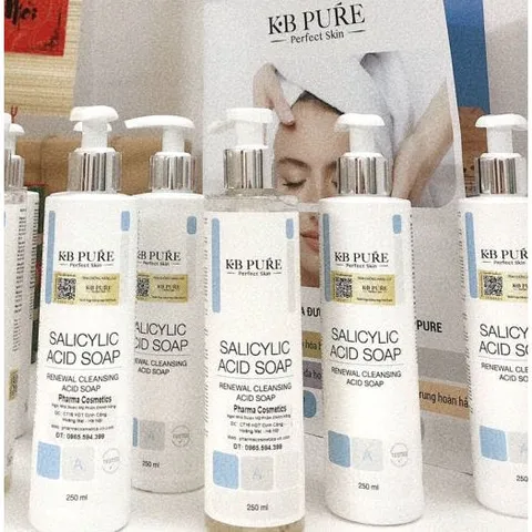 Xà phòng Tẩy Tế Bào Chết KB Pure Salicylic Acid 250ml - Giảm Mụn, Làm Sạch Sâu và Tái Tạo Da Cơ Thể