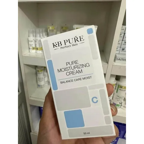 KB PURE Kem Dưỡng Ẩm Giảm Dầu Nhờn - Dưỡng Ẩm, Phục Hồi Cho Da Nhạy Cảm, Giảm Mụn, Cân Bằng Da, 50ML