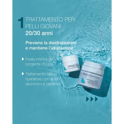 DIEGO DALLA PALMA Hyalu Light Source Gel Cream - Kem Dưỡng Da Khôi Phục, Cấp Nước, Làm Sáng Da, Gel Chống Lão Hóa ẩm Mượt