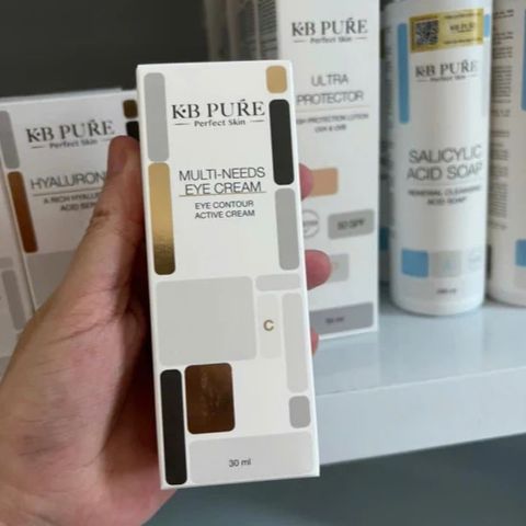 Kem Dưỡng Mắt KB PURE 30ml - Làm Mờ Vết Chân Chim, Giảm Thâm Quầng, Ngừa Lão Hóa - Dưỡng Ẩm & Săn Chắc Da Mềm Mại