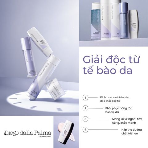 Bơ Tẩy Trang DIEGO DALLA PALMA CELL DETOXIUM - Làm Sạch Sâu, Thải Độc, Dưỡng Ẩm Cho Da, Phù Hợp Mọi Loại Da