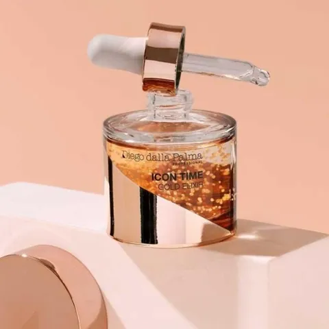 DIEGO DALLA PALMA Gold Elixir - Tinh Chất Vàng Chống Lão Hóa, Cấp Ẩm Da, Tái Tạo Độ Săn Chắc và Mịn Màng cho Làn Da Sáng Khỏe