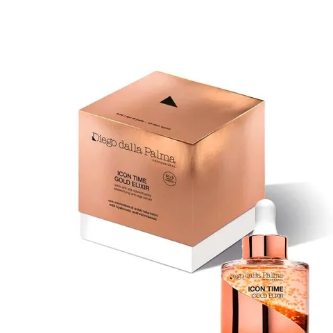 DIEGO DALLA PALMA Gold Elixir - Tinh Chất Vàng Chống Lão Hóa, Cấp Ẩm Da, Tái Tạo Độ Săn Chắc và Mịn Màng cho Làn Da Sáng Khỏe