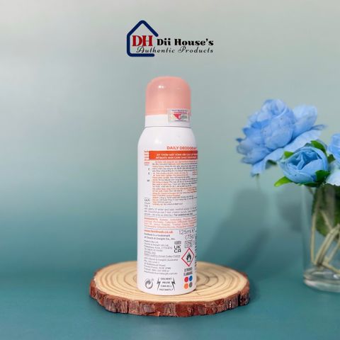 Xịt Khử Mùi Femfresh Daily Deodorant Spray 125ml - Giữ Vùng Kín Thơm Mát, Bảo Vệ Kháng Khuẩn Suốt 24h