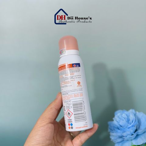 Xịt Khử Mùi Femfresh Daily Deodorant Spray 125ml - Giữ Vùng Kín Thơm Mát, Bảo Vệ Kháng Khuẩn Suốt 24h