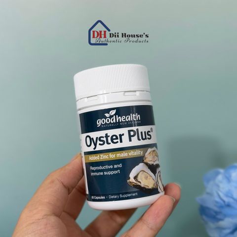 Viên uống tinh chất hàu Goodhealth Oyster Plus 60 viên - Hỗ trợ sinh lực và đề kháng cho nam giới.