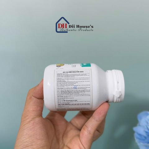 Viên Uống Bổ Sung DHA Bioisland DHA For Kids 60 Viên - Hỗ Trợ Phát Triển Não Bộ và Thị Giác Cho Trẻ Em
