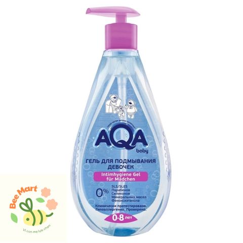 Dung dịch vệ sinh bé gái AQA 250ml - Chăm sóc đặc biệt cho bé gái từ 0-8 tuổi, an toàn và dịu nhẹ cho da nhạy cảm