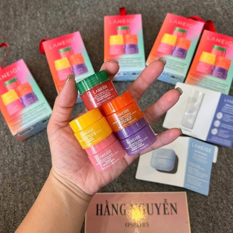 Set mặt nạ ngủ môi Laneige Midnight Minis - Dưỡng ẩm và tái sinh môi trong giấc ngủ, sản phẩm làm đẹp hoàn hảo cho phái nữ.