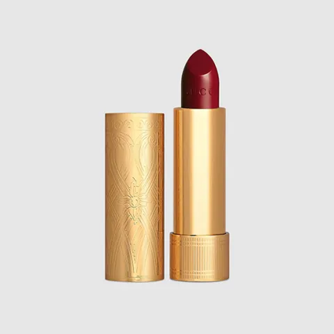 Son Gucci 600 Rouge À Lèvres Satin - The Fallen Sparrow, Màu Đỏ Tươi Quyến Rũ, Chất Son Mềm Mại, Giữ Màu Lâu, Mỹ Phẩm Thời Trang Cao Cấp