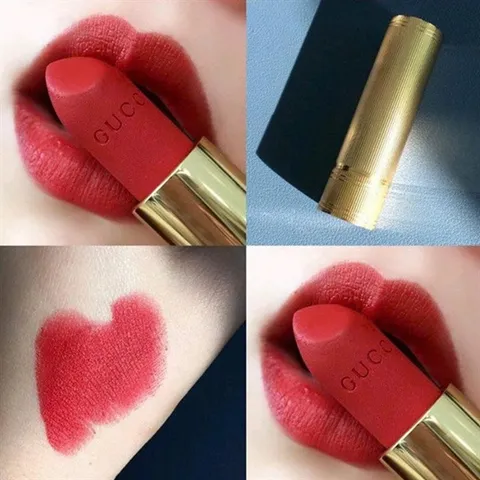 Son Kem - Son Gucci 25 Mat Goldie Red