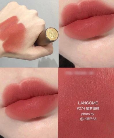 Son Lancome 274 Mini - Cream (Cam Trà Sữa) Unbox