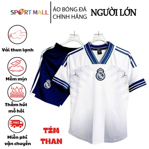 Áo Bóng Đá Thun Lạnh Cao Cấp 2025 - Thiết Kế Logo Thêu REAN MA RÍT TÍM THAN - Đồ Đá Banh Năng Động, Thoáng Mát Từ SPORTMALL
