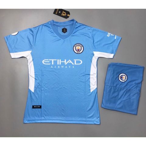 Áo Bóng Đá Đồ Đá Banh Áo Manchester City xanh 2023 Chất Liệu Thun Cao Cấp SPORTMALL