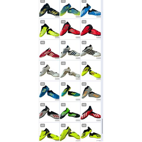 Giày Đá Bóng 3 Sọc CR7 QH19 Galaxy - Cỏ Nhân Tạo, Đế Cao Su Bền Chắc, Đinh TF Cho Sân Cỏ Nhân Tạo, Đa Kích Cỡ 38-44