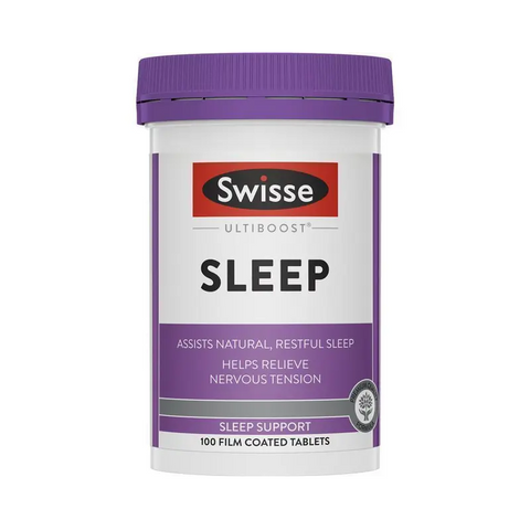 Viên Uống Hỗ Trợ Giấc Ngủ Swisse Ultiboost Sleep (60 - 100 Viên) - Giúp Ngủ Sâu, Giảm Căng Thẳng Từ Thiên Nhiên