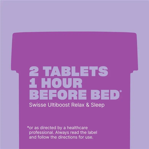 Viên Uống Hỗ Trợ Giấc Ngủ Swisse Ultiboost Sleep (60 - 100 Viên) - Giúp Ngủ Sâu, Giảm Căng Thẳng Từ Thiên Nhiên