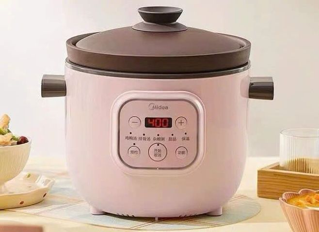 Nồi Hầm Đa Chức Năng MIDEA MD-DG15M2-173 - Nấu Canh, Nấu Cháo, Giữ Dinh Dưỡng, Thép Không Gỉ, 1.5L, Hẹn Giờ, Tiết Kiệm Điện