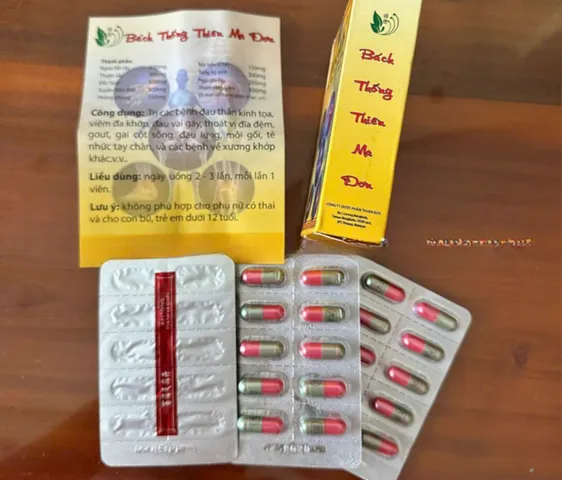 Viên Uống Bách Thống Thiên Ma Đơn 30 Viên - Hỗ Trợ Giảm Đau Nhức Xương Khớp, Tê Bì Hiệu Quả, Thực Phẩm Chức Năng Thiên Nhiên